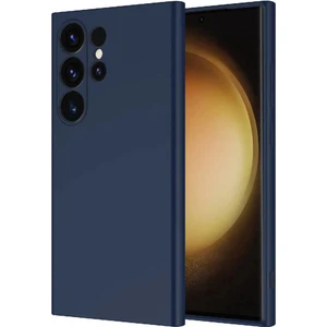 Samsung Galaxy S24 Ultra Uyumlu Kılıf Içi Kadife 3D Kamera Korumalı Darbe Emici Elden Kaymaz Silikon Kapak