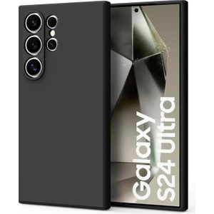 Samsung Galaxy S24 Ultra Uyumlu Kılıf Içi Kadife 3D Kamera Korumalı Darbe Emici Elden Kaymaz Silikon Kapak