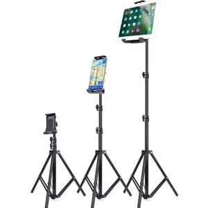 135 cm Taşınabilir Tripod 6-13 Inç Uyumlu Telefon ve Tablet Standı