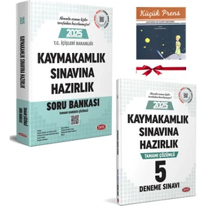 Data Yayınları 2025 Kaymakamlık Sınavına Hazırlık Deneme ve Soru Bankası Seti