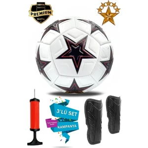 Futbol Topu 3'lü Set Dikişli Futbol Topu Sert Zemin Halı Saha Futbol Topu Orjinal Top  Profesyonel Futbol Topu Dayanıklı Futbol Topu Sağlam Futbol Topu