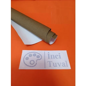 İnci Tuval Tuval Bezi 70 x 100 cm Net 77 x 107 cm Arkası Yeşilimsi Çift Astar Orta Dokulu 380 gr / m2