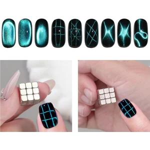 Kedi Gözü Oje Magneti Oje Mıknatıs 27 Adet Küp Mıknatıs Kedi Gözü Uygulaması Için