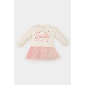Kız Bebek Barbie Uzun Kollu Tül Elbise D9584A525SP