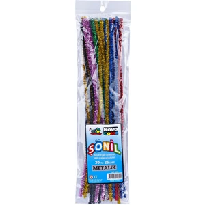 Nova Color 25'li 30CM Metalik Simli Şönil