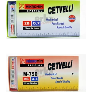 2'li 0.7 Ve 0.5 24lü Mikro Cetvelli Uç
