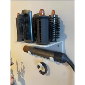 Dyson Airwrap Multistyler ile Uyumlu Düzenleyici Saç Şekillendirici Standı / Duvara Monte