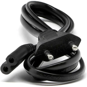 Umut Bilişim Teyp Işıldak Radio Yazıcı Fişi C7 Power Güç Kablosu Enerji Kablosu 2 Pinli Power Kablo Siyah 1,5 mt