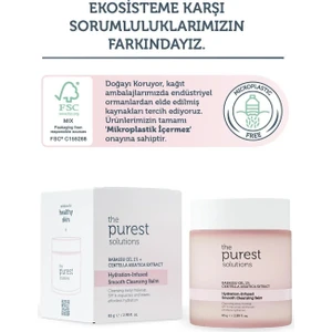 The Purest Solutions Hassas ve Kuru Ciltler Için Nem ve Antioksidan Içerikli Temizleyici Balm 85 gr