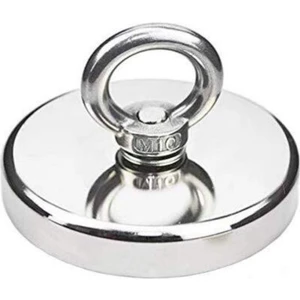 Dünya Magnet Magnet Fishing, 80MM Askılı Güçlü Büyük Neodyum Mıknatıs, Kurtarma Mıknatısı