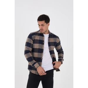 Jack Carısma Oduncu Ekose-Dama Slim Fit Erkek Gömlek