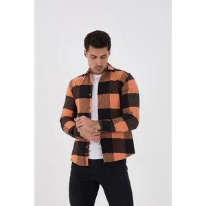 Jack Carısma Oduncu Ekose-Dama Slim Fit Erkek Gömlek