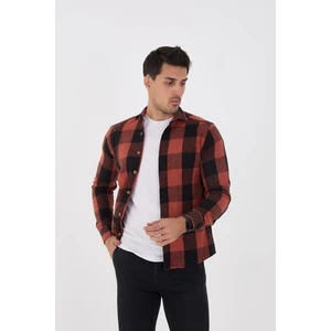 Jack Carısma Oduncu Ekose-Dama Slim Fit Erkek Gömlek