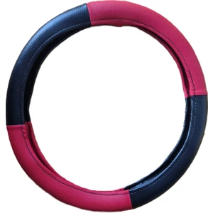 Rüya Vadisi Kırmızı Siyah Kolay Geçmeli Direksiyon Kılıfı