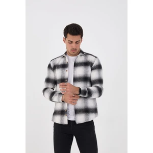 Jack Carısma. Oduncu Ekose Slim Fit Erkek Gömlek
