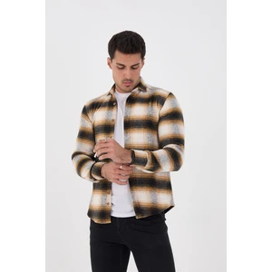 Jack Carısma. Oduncu Ekose Slim Fit Erkek Gömlek