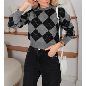 Baklava Desen Midi Boy Kazak