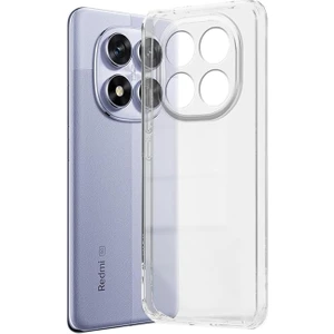 Xiaomi Redmi Note 14 Pro 5g ile Uyumlu Kılıf Şeffaf Kamera Korumalı Esnek Silikon Telefon Kılıfı Kapak