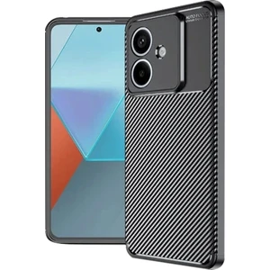 Oppo A3 Uyumlu Kılıf Karbon Tasarım Kamera Korumalı Silikon Telefon Kılıfı Kapak