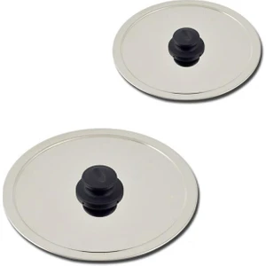 Çelik Balık Tavası Kapağı - 2 Adet (26+30 Cm)