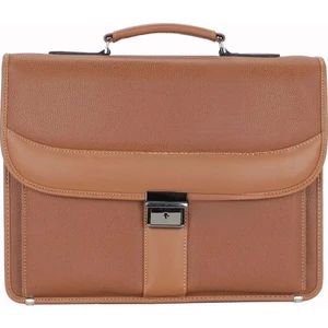 Evrak Tipi Erkek El Çantası Kilit Mekanizmalı Omuz Askılı 15,6 Inç Laptop Bölmeli