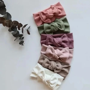 Defneli Bebe 6'lı Kombin El Yapımı Ribana Kız Bebek Bandana