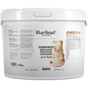 Blue Bead  6 kg Beyaz Şeker Hamuru