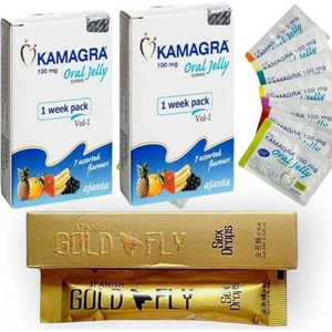 Kamagra1 Jel 7li Orijinal Geçiktiricii +2 Adet Erkek %100 Performans+Goldfly Kadınlara Özel Aşk Artırıcı
