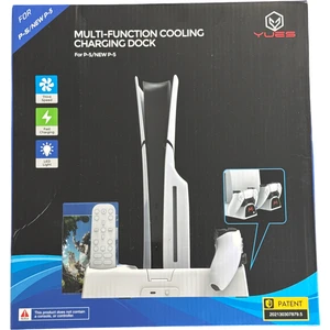 Ps5 Fonksiyonel Stand Ps5 Slim Fanlı Stand Ps5 Digital Şarj Standı Kulaklık Oyun Standı