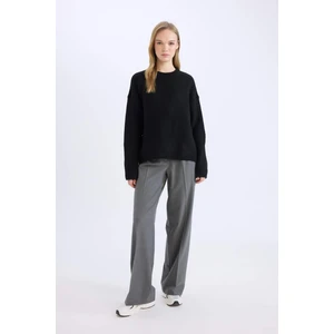 Standart Boy Kumaş Pantolon Wide Leg Geniş Bol Paça Basic Düz Yüksek Bel C6402AX25SP