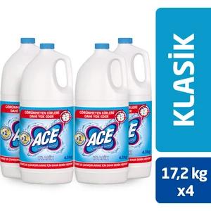 Çamaşır Suyu Klasik 4,3 kg x4 Avantaj Paket