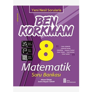 8. Sınıf Ben Korkmam Matematik Soru Bankası