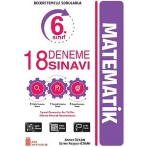 6. Sınıf 18 Deneme Sınavı Matematik