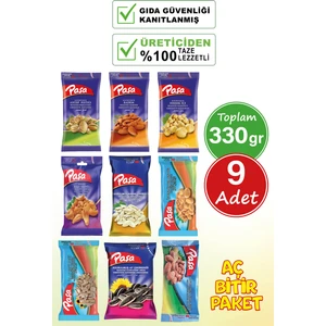 Paşa Kuruyemiş Lezzeti Keşfet 330 gr - 9 Paket