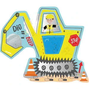 Floss & Rock 12 Parça Şekilli Kutulu Yap-Boz / Construction