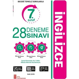 7. Sınıf 28 Deneme Sınavı İngilizce