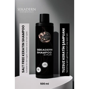 Tuzsuz , Parabensiz - Keratin ve Collagen'li Tüm Saç Tipleri İçin Uygun Şampuan 500ML