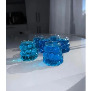 Glow Ay 6'lı Kahve Yanı Üzüm Bardak