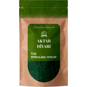 Aktar Diyarı Spirulina Toz Yosun %100 Saf 100 GR