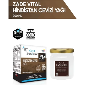 Zade Vital Hindistan Cevizi Yağı - 200 ml