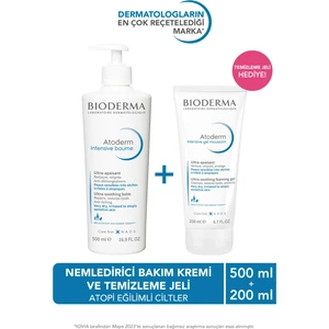 Atoderm Atopi Eğilimli Cilt Nemlendirici Onarıcı Krem & Temizleme Jeli Ikili Avantajlı Set 500&200ml