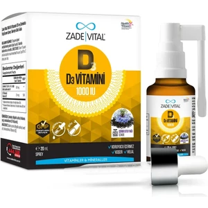 Zade Vital D3 Vitamini 1000 IU Sprey 20 ml