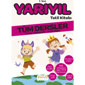Staau Çocuk İlkokul Kaynak Kitapları Serisi - Yarıyıl Tatil Kitabı 1. Sınıf