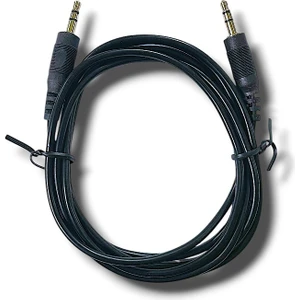 Aux Stereo Ses Aktarım Kablosu 3.5mm Jak Erkek Erkek L Tipi 1.5 Metre
