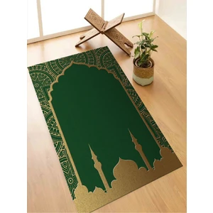 Makinede Yıkababilir Leke Tutmaz  Namazlık Seccade Kaymaz Taban Saçaksız SEC113