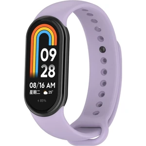 Xiaomi Mi Band 8 Mi Band 9 Uyumlu Silikon Kordon Bileklik Metal Klipsli