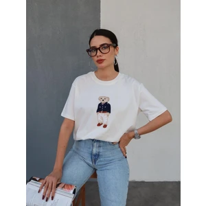 Teddy Bear Nakışlı T-Shirt