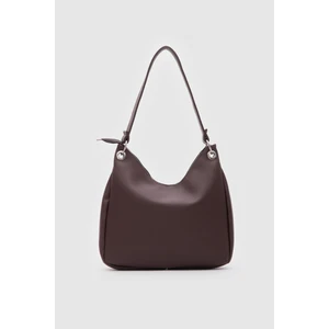 Shule Bags Oval Bigger Kadın Omuz Çantası Valerie Acı Kahve