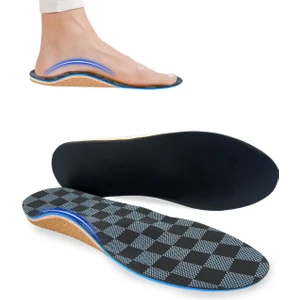 Black Deer Handmade Doğal Mantar Tabanlık Tabanlık,Düz Taban Tabanlık Siyah