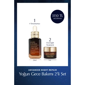 Advanced Night Repair Yoğun Gece Bakımı 2'li Set - Serum 20ml + Overnight Treatment 7ml
